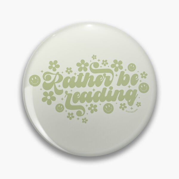 Item preview, Rather Be Reading / Groovy Daisies Flowers in Pastel Green Bookworm Sayings Trendy Book Community Merch Kindle Enemies To Lovers Tbr designed and sold by Latinoladas.