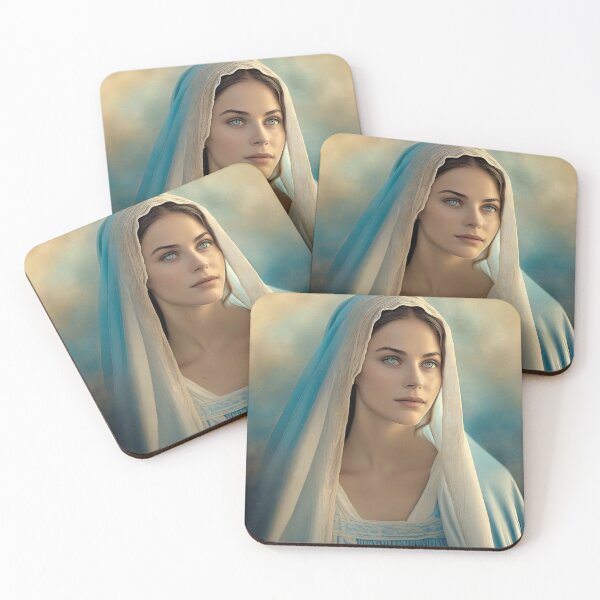 Item preview, visualisation of beautiful face of Mother of Our God designed and sold by bogfl.