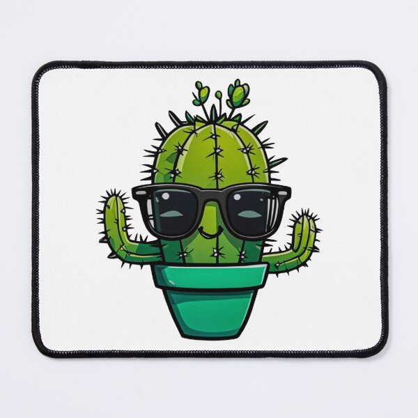 Item preview, Cute Cactus - Succulent Plant - Smiling Cactus - Potting Cactus Plants Wearing Sunglasses designed and sold by MyArt23.