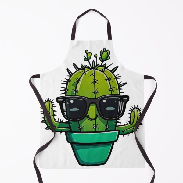Item preview, Cute Cactus - Succulent Plant - Smiling Cactus - Potting Cactus Plants Wearing Sunglasses designed and sold by MyArt23.