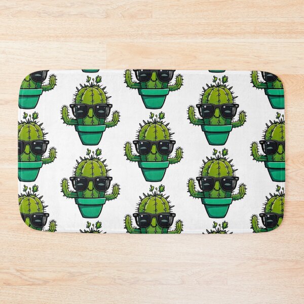 Item preview, Cute Cactus - Succulent Plant - Smiling Cactus - Potting Cactus Plants Wearing Sunglasses designed and sold by MyArt23.