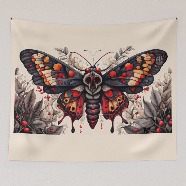Item preview, Death's Head Hawkmoth designed and sold by Heather Wooldridge.