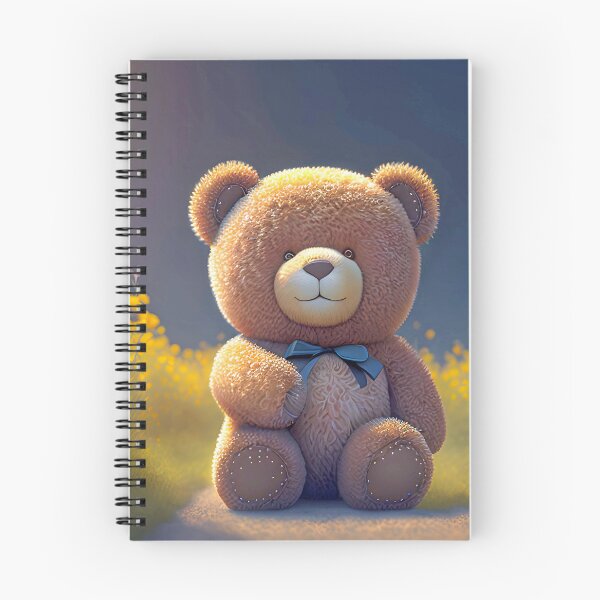 Item preview, Teddy bear in a meadow designed and sold by MarionsArt.