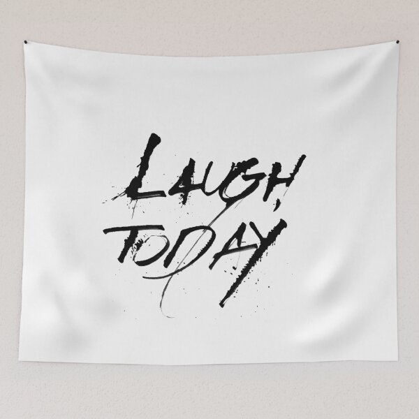 Item preview, Laugh today black designed and sold by Kinky-Woom.