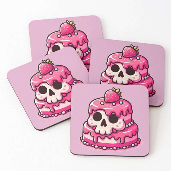 Item preview, Cute Skull Cake Design designed and sold by SaltyStar.