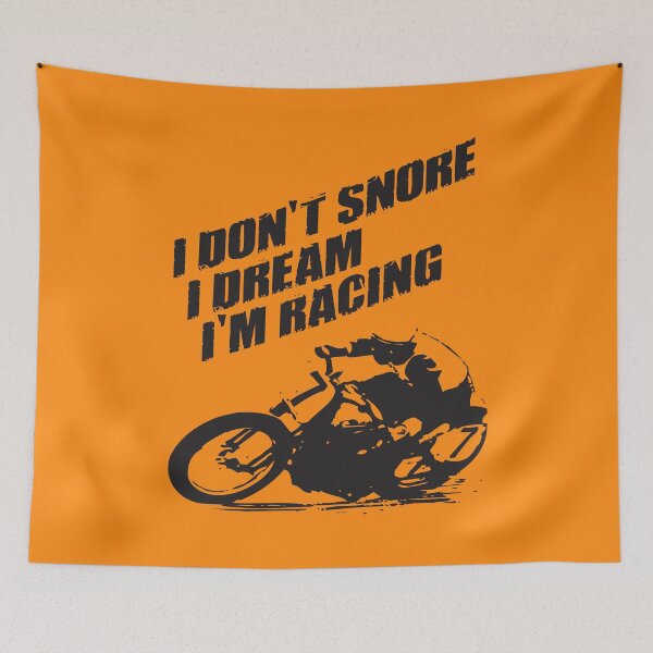 Item preview, I don't snore I dream I'm racing designed and sold by retropetrol.