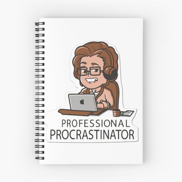Item preview, Clip Art Professional Procrastinator Sticker Design designed and sold by NArtdesigns.