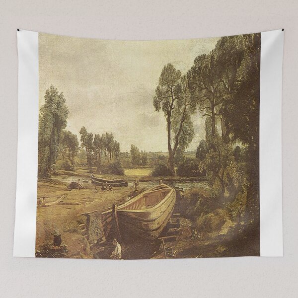 Item preview, Boat-building near Flatford Mill - 1815 - John Constable designed and sold by THASSON.
