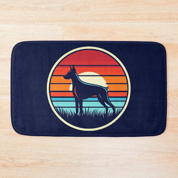 Item preview, Retro Sunset - Dobermann designed and sold by MugshotsAndMore.