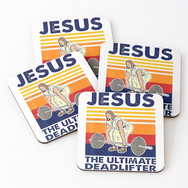 Item preview, Jesus The Ultimate Deadlifter designed and sold by EchoConduct.