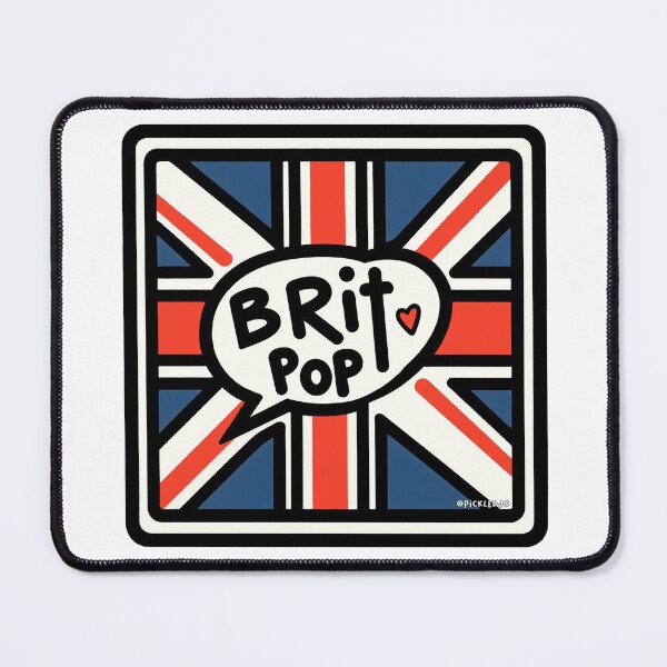 Item preview,  Britpop Heart - Pop Art Square designed and sold by PickledjoArt.