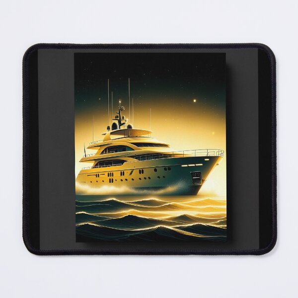 Item preview, Yellow Dream Coastal Yacht Minimalist Style designed and sold by ByDigitalDream.