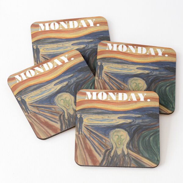 Item preview, A Monday to scream about designed and sold by VauKaArtShop.