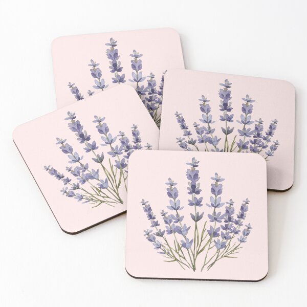 Item preview, Watercolor Lavender Flower Pattern designed and sold by PatternInArt.