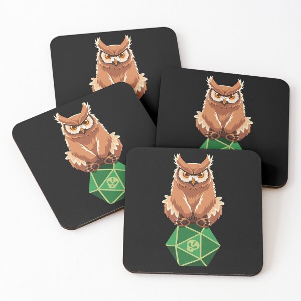 Item preview, Owlbear Sitting on a D20 designed and sold by Geobat.