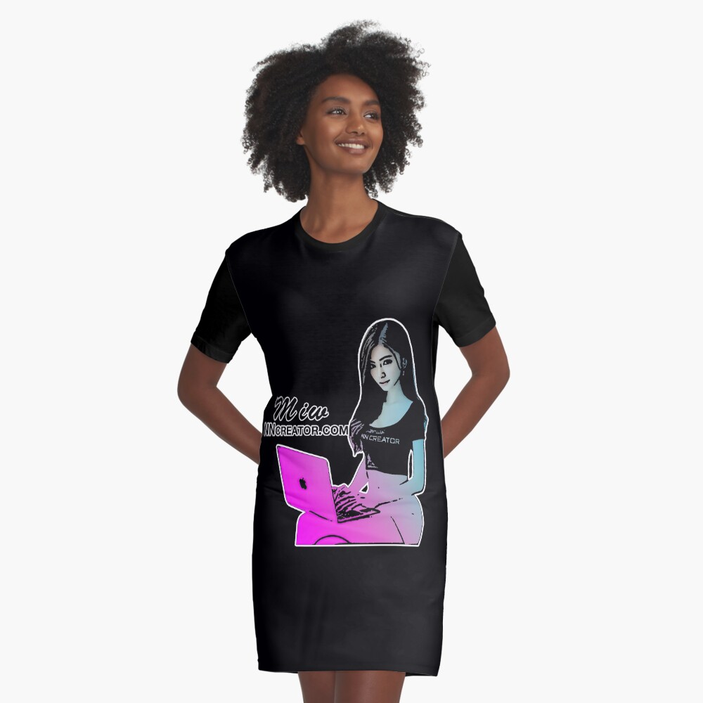 Item preview, Graphic T-Shirt Dress designed and sold by nncreator.