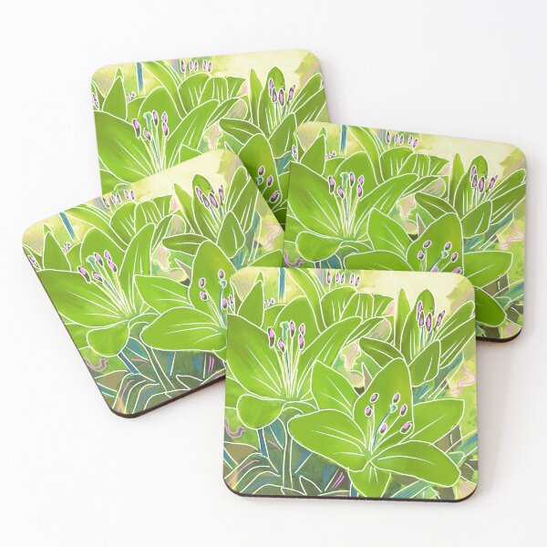 Item preview, Green lilies  designed and sold by Flowersonstuff.