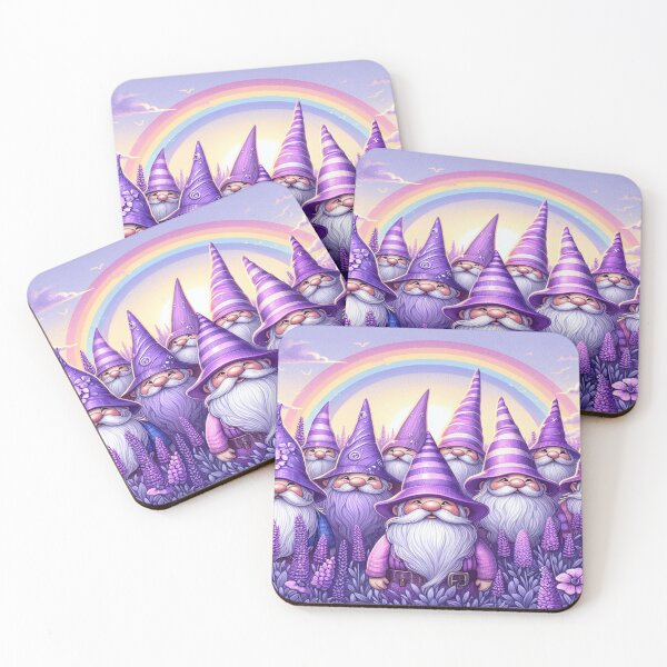 Item preview, Whimsical Lavender Gnomes designed and sold by InspireArtz.
