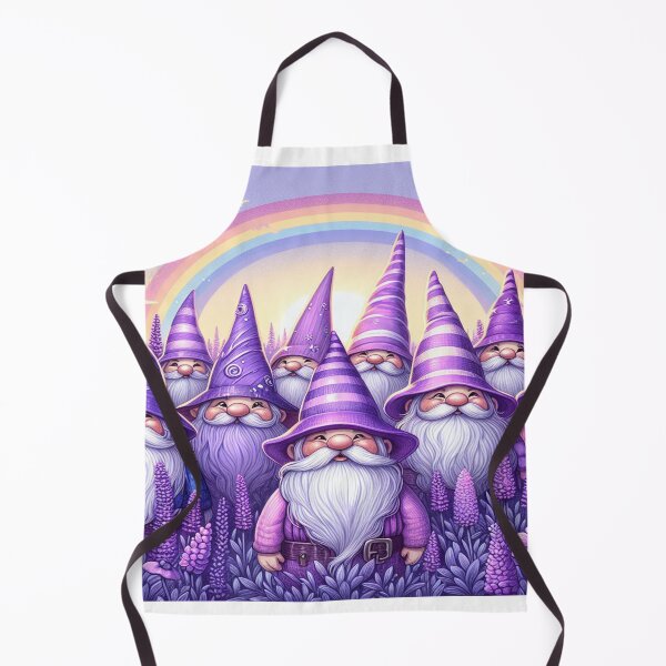 Item preview, Whimsical Lavender Gnomes designed and sold by InspireArtz.