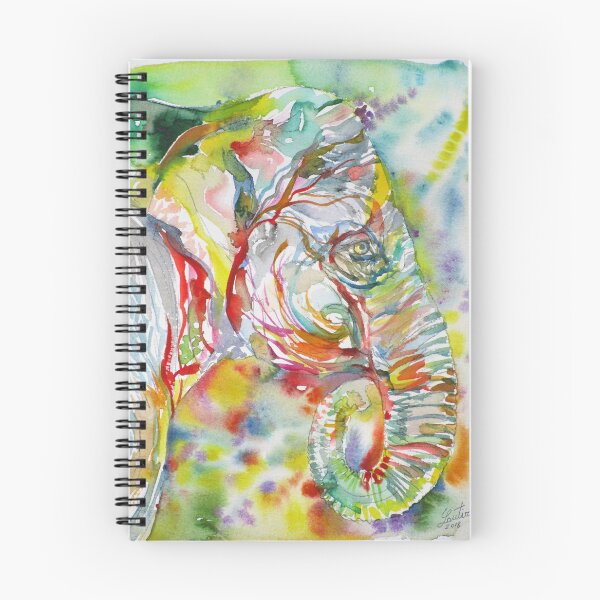 Item preview, ELEPHANT - watercolor portrait.6 designed and sold by lautir.