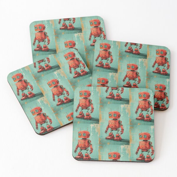 Item preview, Red Robot in a Green Candyland designed and sold by Piotrek0001.