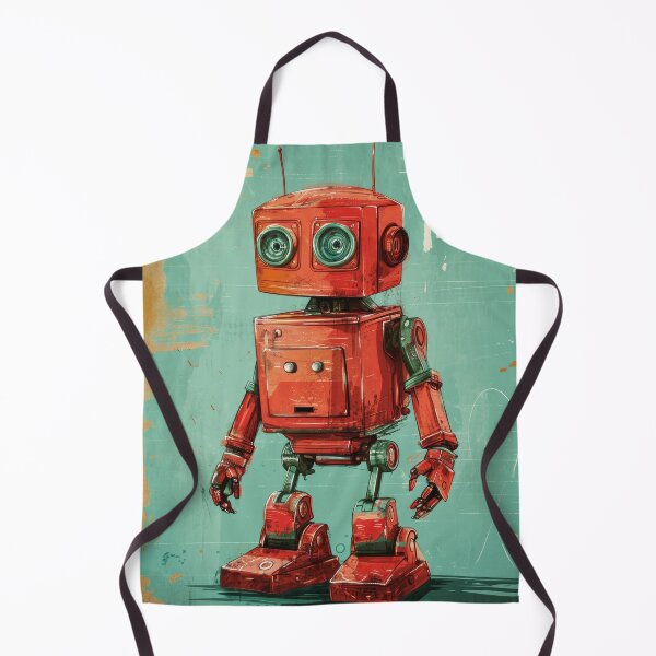 Item preview, Red Robot in a Green Candyland designed and sold by Piotrek0001.