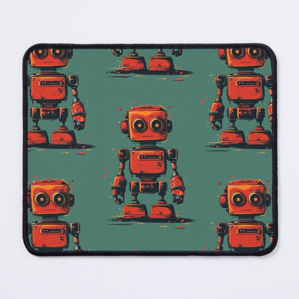 Item preview, Red Robot in a Green Candyland designed and sold by Piotrek0001.
