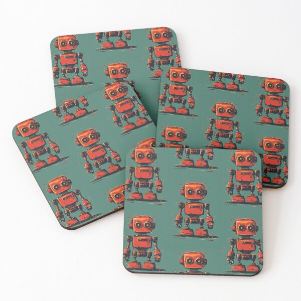 Item preview, Red Robot in a Green Candyland designed and sold by Piotrek0001.