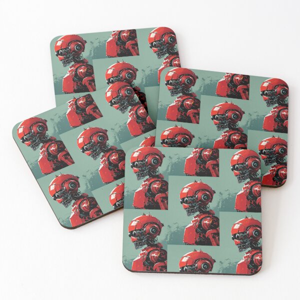 Item preview, Red Robot in a Green Candyland designed and sold by Piotrek0001.