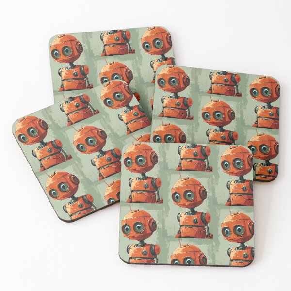 Item preview, Red Robot in a Green Candyland designed and sold by Piotrek0001.
