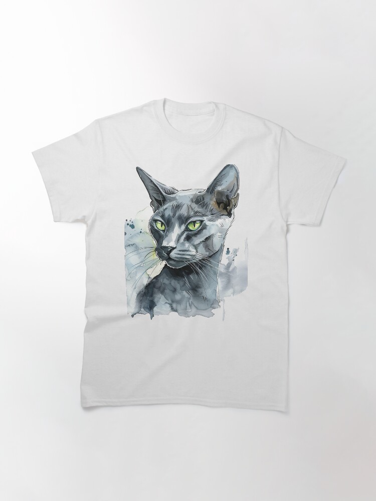Thumbnail 3 of 7, Classic T-Shirt, Korat kat - Queen of the house designed and sold by Cjars.