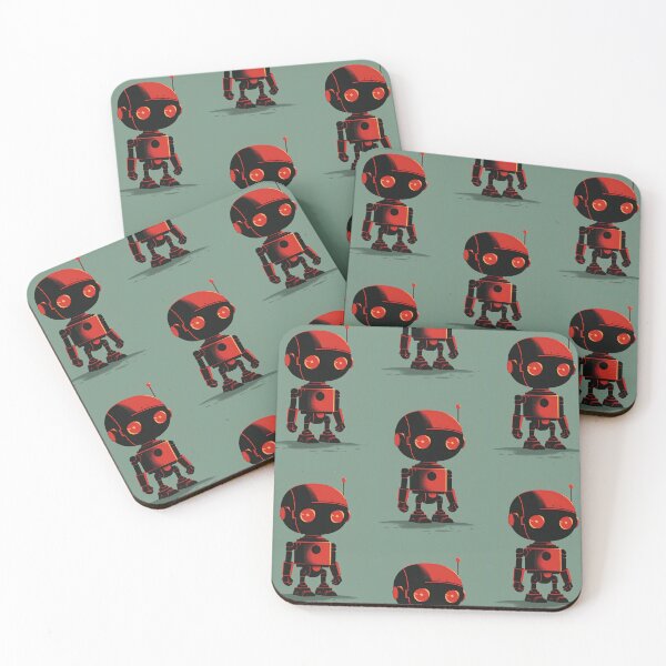 Item preview, Red Robot in a Green Candyland designed and sold by Piotrek0001.