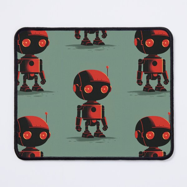 Item preview, Red Robot in a Green Candyland designed and sold by Piotrek0001.