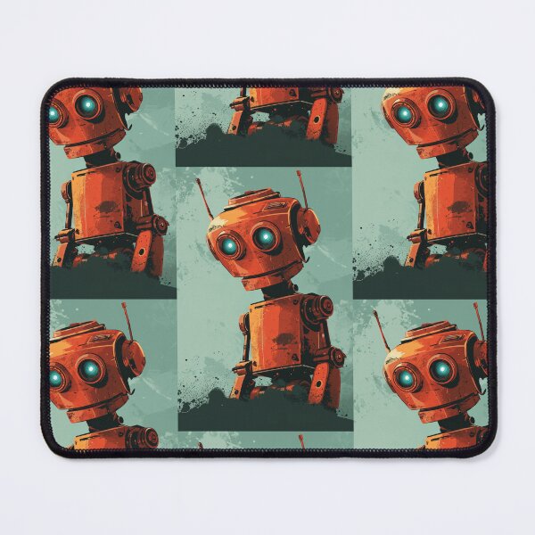 Item preview, Red Robot in a Green Candyland designed and sold by Piotrek0001.