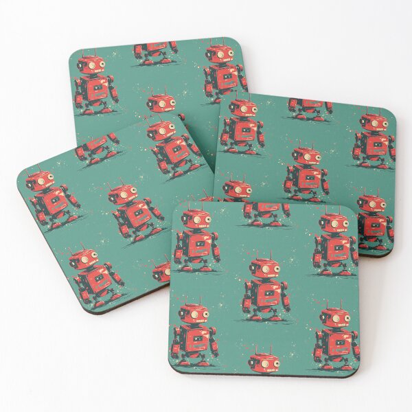 Item preview, Red Robot in a Green Candyland designed and sold by Piotrek0001.