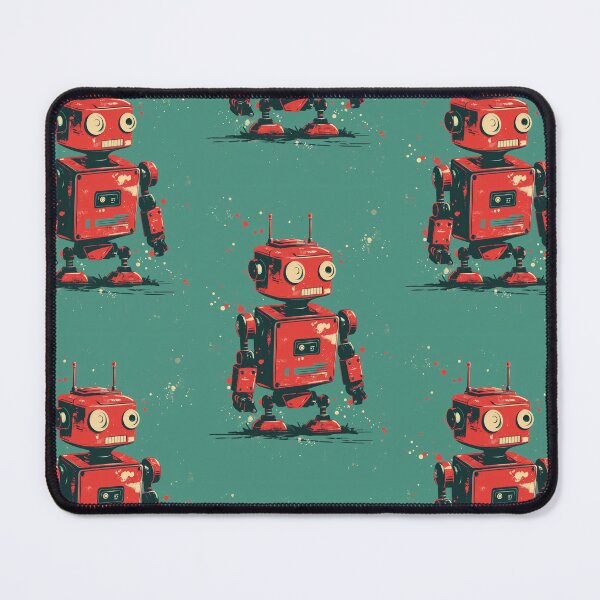 Item preview, Red Robot in a Green Candyland designed and sold by Piotrek0001.