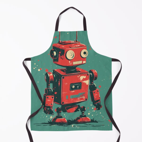 Item preview, Red Robot in a Green Candyland designed and sold by Piotrek0001.