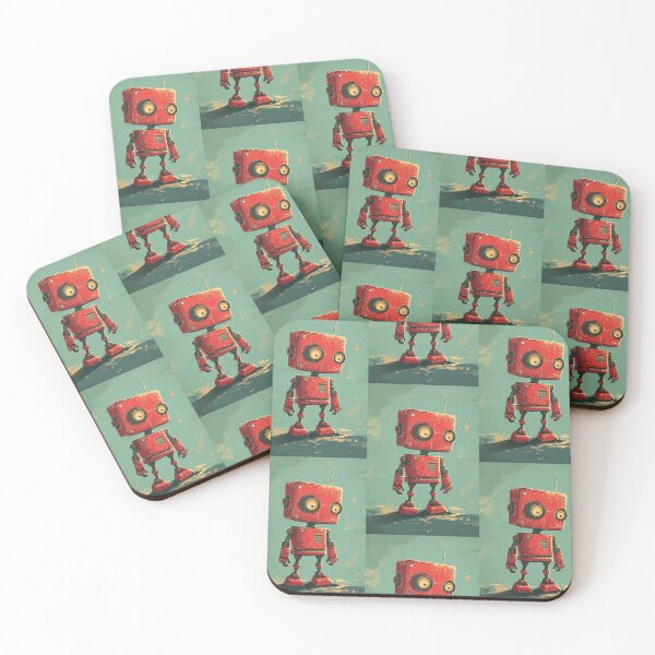 Item preview, Red Robot in a Green Candyland designed and sold by Piotrek0001.