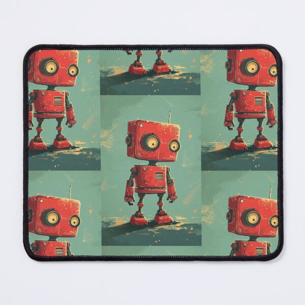 Item preview, Red Robot in a Green Candyland designed and sold by Piotrek0001.