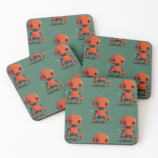 Item preview, Red Robot in a Green Candyland designed and sold by Piotrek0001.