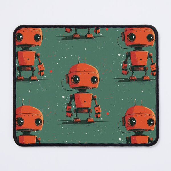 Item preview, Red Robot in a Green Candyland designed and sold by Piotrek0001.