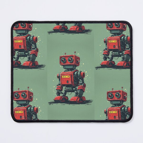 Item preview, Red Robot in a Green Candyland designed and sold by Piotrek0001.