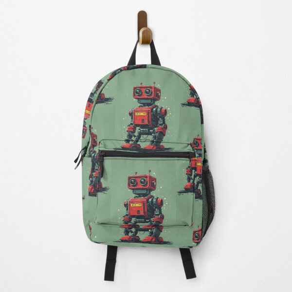 Item preview, Red Robot in a Green Candyland designed and sold by Piotrek0001.