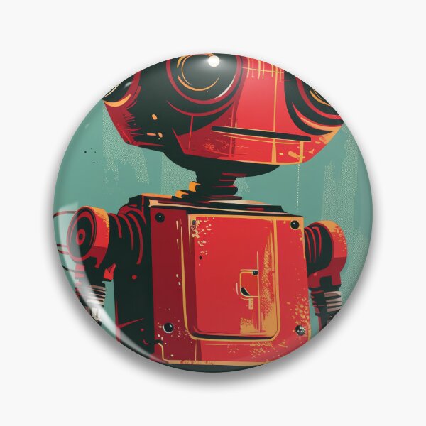 Item preview, Red Robot in a Green Candyland designed and sold by Piotrek0001.