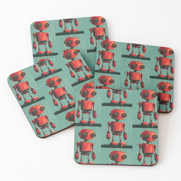 Item preview, Red Robot in a Green Candyland designed and sold by Piotrek0001.