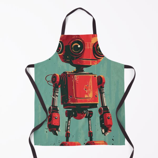 Item preview, Red Robot in a Green Candyland designed and sold by Piotrek0001.