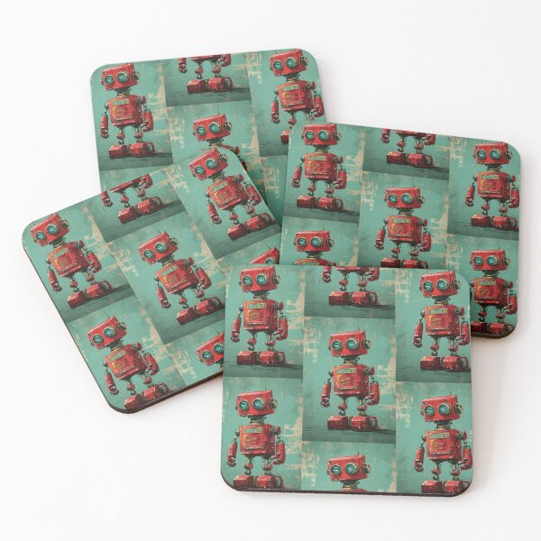 Item preview, Red Robot in a Green Candyland designed and sold by Piotrek0001.
