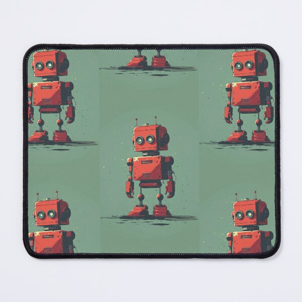 Item preview, Red Robot in a Green Candyland designed and sold by Piotrek0001.