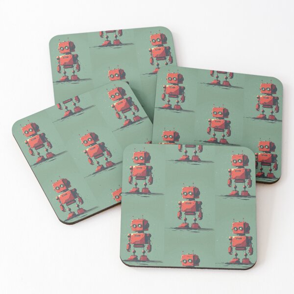 Item preview, Red Robot in a Green Candyland designed and sold by Piotrek0001.