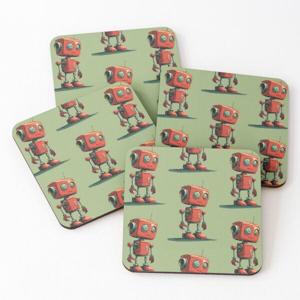 Item preview, Red Robot in a Green Candyland designed and sold by Piotrek0001.